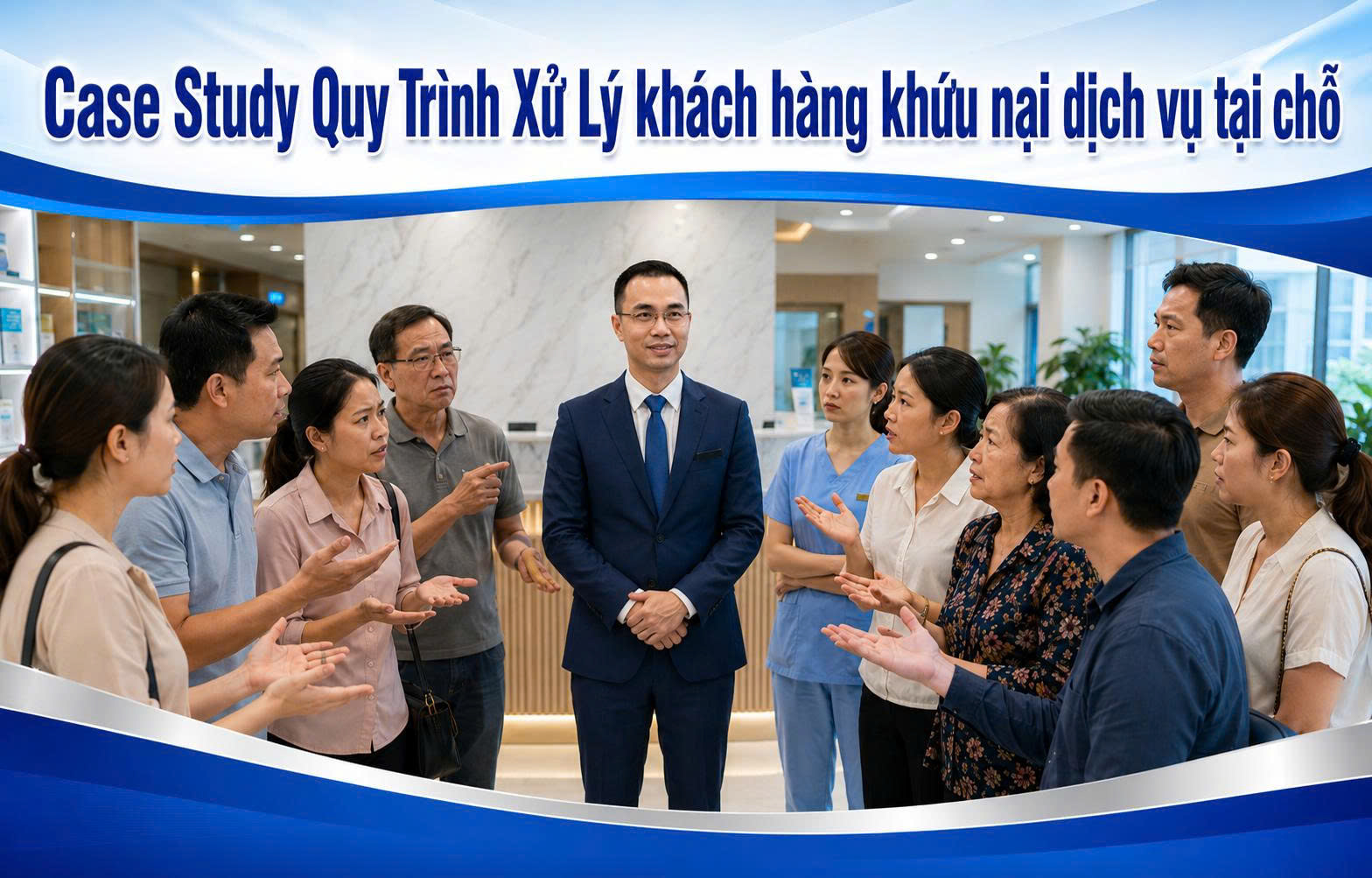 Case Study Quy Trình Xử Lý khách hàng khứu nại dịch vụ tại Phòng khám & nghệ thuật điều phối phòng khám khi quá tải